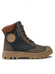 Palladium Trapery Pampa Sc Wpn U-S 77235-236-M Brązowy. Brązowe buty zimowe męskie Palladium, ze skóry, bez zapięcia. Za 699.99 zł.