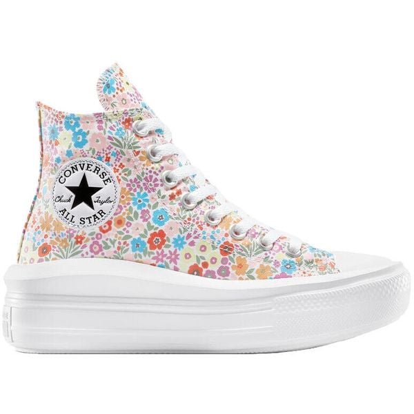 Buty sportowe Converse Chuck Taylor All Star Move Platform Mini Flowers. Buty sportowe na co dzień damskie Converse, bez wzorów. Za 490.00 zł.