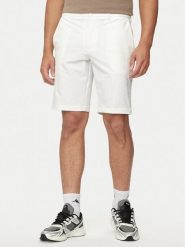 Boss Szorty materiałowe S_Commuter 50504392 Biały Slim Fit. Białe szorty męskie Boss, bez wzorów, z materiału. Za 359.99 zł.
