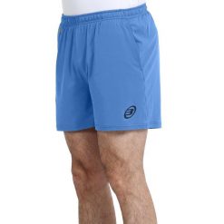 Shorts Bullpadel Meis 25v. Niebieskie szorty męskie bullpadel, bez wzorów, z jersey. Za 167.70 zł.