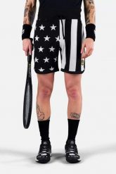 Spodenki tenisowe męskie Hydrogen Star Shorts. Białe szorty męskie HYDROGEN, bez wzorów, z materiału, retro. Za 330.00 zł.