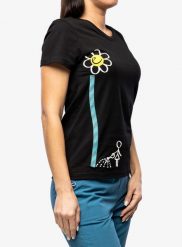 Koszulka bawełniana damska Edelrid Wo Rope T-Shirt II. Czarne t-shirty damskie EDELRID, l, bez wzorów, z bawełny, bez kołnierzyka. Za 152.79 zł.