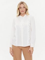 Marella Bluzka Aguzze 2331160536200 Écru Regular Fit. Bluzki damskie Marella, bez wzorów, z wiskozy, bez ramiączek. Za 459.99 zł.