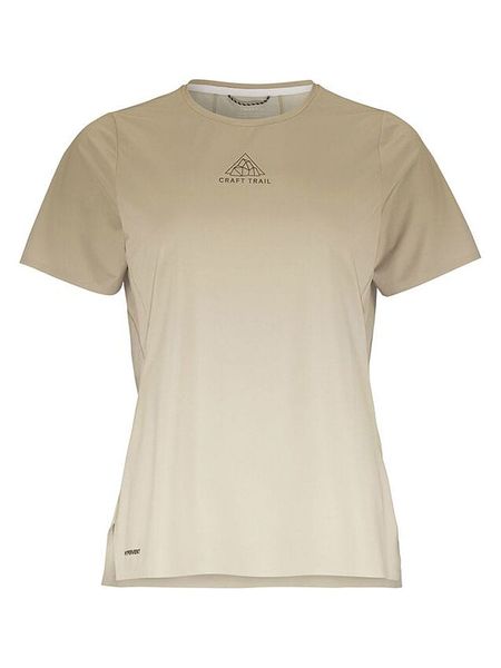 Craft Koszulka "Pro Trail" w kolorze beżowym do biegania rozmiar: L. Brązowe bluzki sportowe damskie Craft, l, bez wzorów, bez ramiączek. Za 78.66 zł.