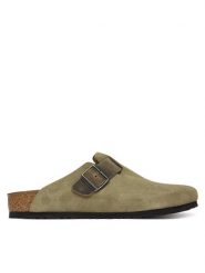 Birkenstock Klapki Boston 1031516 Khaki. Brązowe klapki i japonki męskie Birkenstock, ze skóry. Za 679.99 zł.