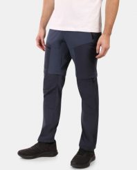 Spodnie outdoorowe męskie 2 w 1 Kilpi HOSIO-M. Niebieskie spodnie wizytowe męskie Kilpi, na lato, bez wzorów, z materiału, eleganckie. Za 306.00 zł.