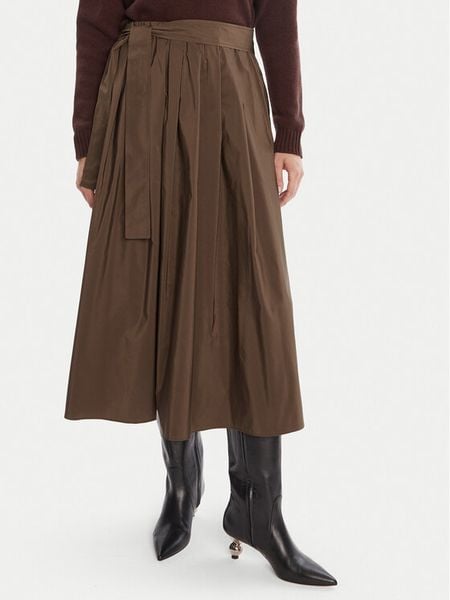 Weekend Max Mara Spódnica trapezowa Zarda 2525106031 Brązowy Regular Fit. Brązowe spódniczki damskie Weekend Max Mara, bez wzorów, z syntetyku, trapezowe. Za 999.99 zł.