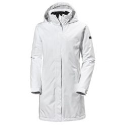 Kurtka uniwersalna damska Helly Hansen Aden Inulated Coat. Białe kurtki damskie Helly Hansen, l, bez wzorów, z syntetyku, z kapturem. Za 879.00 zł.