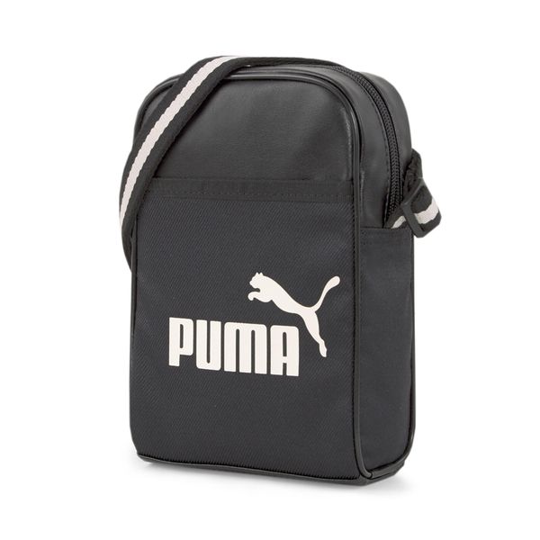 Torba na ramię Campus Compact Portable PUMA Black. Czarne torby męskie na ramię Puma, bez wzorów, na ramię. Za 115.10 zł.