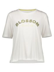 Gerry Weber Koszulka w kolorze kremowym rozmiar: 46. Brązowe bluzki damskie Gerry Weber, bez wzorów, z bawełny, bez kołnierzyka. Za 74.28 zł.