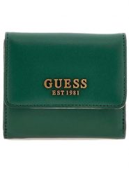 Guess Portfel w kolorze zielonym - 10 x 9 x 4 cm rozmiar: onesize. Zielone portfele damskie Guess, z aplikacjami, z materiału. Za 153.71 zł.