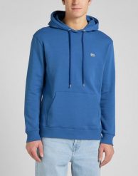 LEE PLAIN HOODIE MĘSKA BLUZA Z KAPTUREM BLUE UNION L80YSPUF 112145595. Niebieskie bluzy z kapturem męskie Lee, l. Za 189.99 zł.