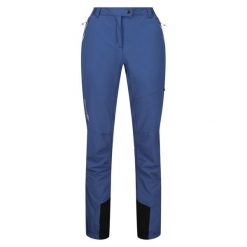 Spodnie Na Piesze Wędrówki Damskie Mountain III. Niebieskie spodnie dresowe damskie Regatta, na lato, m, bez wzorów. Za 119.99 zł.