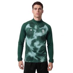 Męska bluza piłkarska ze stójką Siroko RSG Prematch Halfzip Coach M. Czerwone bluzy bez kaptura męskie SIROKO, m, z materiału. Za 279.00 zł.