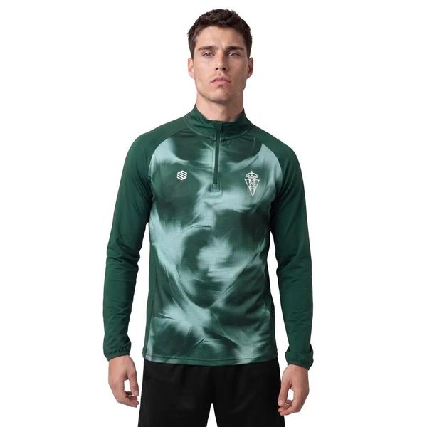 Męska bluza piłkarska ze stójką Siroko RSG Prematch Halfzip Coach M. Czerwone bluzy bez kaptura męskie SIROKO, m, z materiału. Za 279.00 zł.