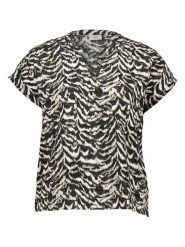 JDY Bluzka w kolorze brązowo-beżowym rozmiar: 38. Szare bluzki damskie JDY, bez wzorów, bez kołnierzyka, bez ramiączek. Za 47.82 zł.