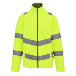 Męska Kurtka Pro Contract Thor HiVis Fleece Jacket. Żółte kurtki męskie Regatta, na jesień, l, bez wzorów, z materiału, wakacyjne, bez kaptura. Za 131.99 zł.