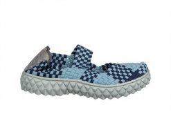 Półbuty Rock Over Seashore Navy 032042, Niebieski, Materiał - 38. Niebieskie półbuty damskie Rock Spring, bez wzorów, z materiału, rockowe, bez obcasa. W wyprzedaży za 164.99 zł.