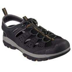 Buty trekkingowe męskie Skechers Tresmen. Czarne buty trekkingowe męskie Skechers, z kauczuku, bez zapięcia, trekkingowe, Skechers Sport. Za 352.00 zł.
