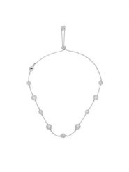 Swarovski Naszyjnik 5732275 Srebrny. Szare naszyjniki damskie Swarovski, srebrne. Za 649.99 zł.