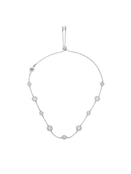 Swarovski Naszyjnik 5732275 Srebrny. Szare naszyjniki damskie Swarovski, srebrne. Za 579.99 zł.