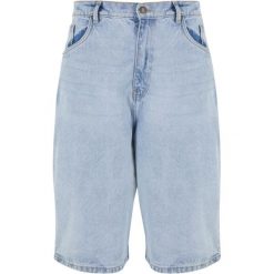Shorty Męskie Denim Średniej Grubości 90's. Niebieskie szorty męskie Urban Classics, bez wzorów, z denimu, sportowe. Za 122.99 zł.