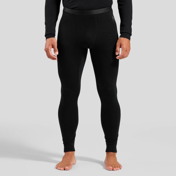 Legginsy termoaktywne męskie ODLO Merino 160 BL Bottom Long. Czarne bielizna termoaktywna męska Odlo, m, bez wzorów. Za 379.99 zł.