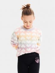 Desigual Sweter 23WGJF06 Kolorowy Regular Fit. Swetry dziewczęce Desigual, bez wzorów, z bawełny, bez kołnierzyka. Za 509.99 zł.