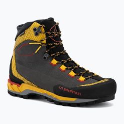 Buty wysokogórskie męskie La Sportiva Trango Tech Leather GTX. Czarne buty trekkingowe męskie La Sportiva, z gore-texu, przed kolano, bez zapięcia, wspinaczkowe, gore-tex. Za 1,356.00 zł.