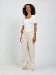 GANG JEANS Dżinsy - Comfort fit - w kolorze beżowym rozmiar: W28. Brązowe jeansy damskie GANG JEANS, z podwyższonym stanem. Za 322.95 zł.