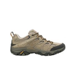 Buty Merrell Moab 3 beżowe męskie. Brązowe buty trekkingowe męskie MERRELL, bez zapięcia, outdoorowe. Za 522.00 zł.