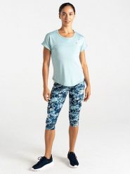Dare 2b Koszulka sportowa "Chase Tee" w kolorze błękitnym rozmiar: 40. Niebieskie bluzki sportowe damskie Dare 2b, bez wzorów, z materiału, bez ramiączek. Za 70.24 zł.