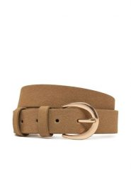 DeeZee Pasek Damski SS24233 Brązowy. Brązowe paski damskie DeeZee, bez wzorów, ze skóry. Za 49.99 zł.