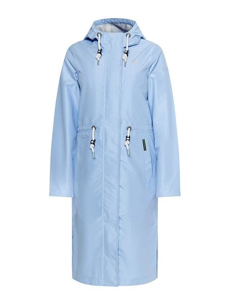 Schmuddelwedda Płaszcz przeciwdeszczowy w kolorze błękitnym rozmiar: L. Niebieskie kurtki przeciwdeszczowe damskie Schmuddelwedda, l, bez kaptura. Za 368.09 zł.