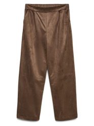 Vero Moda Spodnie w kolorze jasnobrązowym rozmiar: S. Brązowe spodnie materiałowe damskie Vero Moda, bez wzorów, z materiału. Za 139.95 zł.