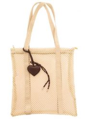 Zwillingsherz Torebka w kolorze beżowym - 32 x 34 cm rozmiar: onesize. Brązowe torebki klasyczne damskie Zwillingsherz, bez wzorów, z materiału, bez dodatków. Za 153.34 zł.