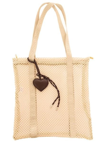Zwillingsherz Torebka w kolorze beżowym - 32 x 34 cm rozmiar: onesize. Brązowe torebki klasyczne damskie Zwillingsherz, bez wzorów, z materiału, bez dodatków. Za 126.75 zł.