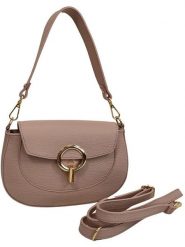 Florence Bags Skórzana torebka w kolorze jasnoróżowym - 15 x 24 x 5 cm rozmiar: onesize. Różowe torebki klasyczne damskie Florence Bags, bez wzorów, z materiału, bez dodatków. Za 217.99 zł.