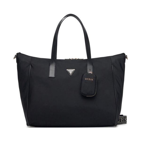 Torebka Guess. Czarne torebki klasyczne damskie Guess, z aplikacjami, bez dodatków. Za 469.99 zł.