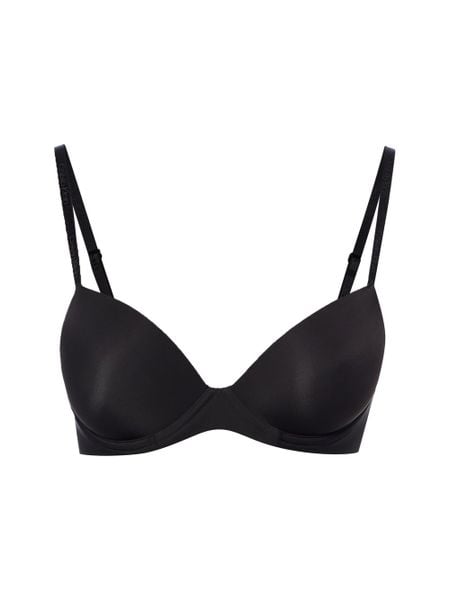 Calvin Klein Biustonosz z fiszbinami dla kobiet Kobiety Sztuczne włókno czarny, 75C. Czarne biustonosze CALVIN KLEIN, bez wzorów, z włókna. Za 209.95 zł.