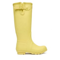 Kalosze Hunter. Żółte kalosze damskie Hunter, bez wzorów. Za 349.99 zł.