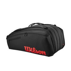 Torba tenisowa na rakiety Wilson Clash v3 Super Tour 15 Bag. Czerwone torebki klasyczne damskie Wilson, bez wzorów, bez dodatków. Za 669.00 zł.