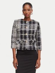 Rinascimento Marynarka CFC0130470003 Czarny Regular Fit. Czarne marynarki i żakiety damskie RINASCIMENTO, xl, bez wzorów, z syntetyku. Za 944.99 zł.