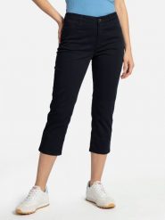 BRAX spodnie capri - Mary C Kobiety niebieski, 44. Niebieskie spodnie materiałowe damskie Brax, bez wzorów, z materiału. Za 279.95 zł.