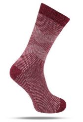 Ciepłe Wełniane Skarpetki Zimowe - Bordowe ze Wzorem. Czerwone skarpetki męskie His Story, bez wzorów, z elastanu. Za 39.99 zł.