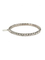 Otazu Bransoletka z kryształami Swarovski rozmiar: onesize. Szare bransoletki damskie Otazu, z mosiądzu. Za 149.66 zł.