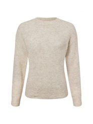 Msch Copenhagen Sweter Kobiety beżowy, M/L. Brązowe swetry klasyczne damskie MSCH Copenhagen, l, z dzianiny, bez kołnierzyka. Za 349.95 zł.