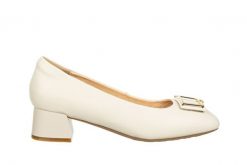 Półbuty Loretta Vitale W5309 Beige, Beżowy, Skóra naturalna - 37. Brązowe półbuty damskie Loretta Vitale, bez wzorów, ze skóry, eleganckie, bez obcasa. W wyprzedaży za 206.10 zł.