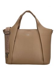 Charm Shopper bag "Mulberry street" w kolorze jasnobrązowym - 45 x 31 x 16 cm rozmiar: onesize. Brązowe shopper bag damskie Charm, bez wzorów, z materiału, bez dodatków. Za 153.71 zł.