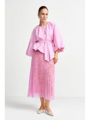 Rich & Royal Spódnica w kolorze jasnoróżowym rozmiar: 36. Różowe spódniczki damskie Rich & Royal, bez wzorów, maxi. Za 299.95 zł.